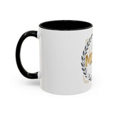 Coffee Mug — 'God Money Power' Laurel Accent Ceramic Mug (11/15oz)
