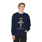 GMP Cross Sweatshirt — "God Money Power" Graphic Crewneck