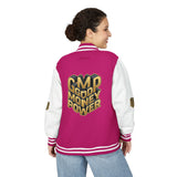 Letterman Jacket — "GMP Good Money Power" Retro Varsity Jacket