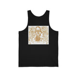 Gold Vintage Music Muse Tank Top — 'MUSES' Graphic Sleeveless Tee