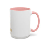Accent Coffee Mug — "God Money Power" Crown & Wealth Icon Ceramic Mug (11/15oz)