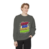 GMP God Money Power Colorblock Sweatshirt — Inspirational Faith & Hustle Crewneck
