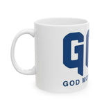 GMP Ceramic Mug — 'Good Money Power' Navy Logo Coffee Mug (11oz/15oz)