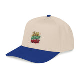 Mid Profile Baseball Cap — "God Money Power" Embroidered Retro Logo Hat