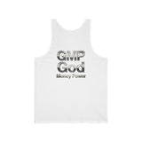GMP God Money Power Metallic Tank Top — Graphic Motivational Sleeveless Shirt