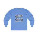 Long Sleeve Tee — GMP God "Money Power" Metallic Logo