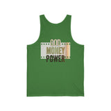 God Money Power Tank Top – Inspirational Faith & Hustle Graphic Tank