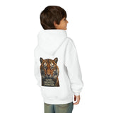 Tiger 'God Money Power' Youth Hoodie — Bold Graphic Pullover for Kids