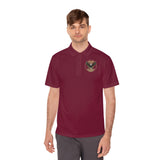 Eagle Logo Polo Shirt — "God Money Power (GMP)" Chest & Back Athletic Polo