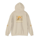 Pyramid Sunburst Hoodie — Mystical Egyptian Graphic Hooded Sweatshirt