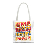 Tote Bag — GMP: God Money Power Bold Graphic Tote