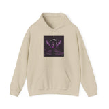 Angel Of Death Hoodie — Purple Gothic Angel Graphic Sweatshirt