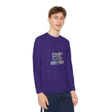Youth Long Sleeve Tee — 'GMP GOD Money Power' Graphic