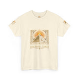 Pyramid Sun Graphic Tee — "You Make Me Whole" Cotton T-Shirt