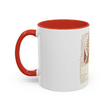 God Money Power Pyramid Accent Coffee Mug — Inspirational Wealth & Faith Ceramic Mug