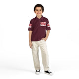 GMP Logo Youth Polo Shirt - Red Branding DryBlend® Kids Jersey Polo