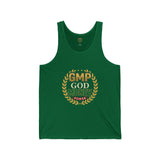 GMP God Money Power Laurel Tank Top — Motivational Faith & Wealth Graphic Tank