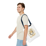Lion Crest Tote Bag — GMP Gold Emblem Canvas Tote