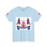 Patriotic 'God Money Power' Tee — Americana Flag Graphic T-Shirt