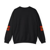 Crewneck Sweatshirt — 'God Most Power' Retro Palm Beach Graphic