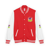Letterman Jacket — GMP Good Money Power Colorful Splash Varsity Coat