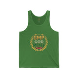 GMP God Money Power Laurel Tank Top — Motivational Faith & Wealth Graphic Tank