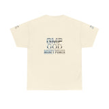 GMP GOD Money Power Tee — Metallic Logo Graphic T-Shirt