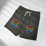 God Money Power Fleece Sweat Shorts — Lightweight Garment-Dyed Lounge Shorts
