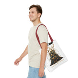GMP 'Gold Money Power' Tote Bag — Luxurious King on Throne All-Over Print