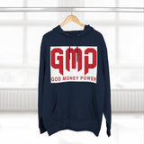 GMP 'God Money Power' Hoodie – Bold Red Logo Fleece Pullover