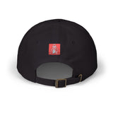 Dad Cap with Red Retro Santa Embroidered Patch