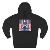 Patriotic 'God Money Power' Hoodie — Americana Flag Graphic Fleece Hoodie