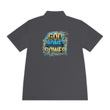 God Money Power Polo Shirt — Men's Graphic Sport Polo