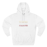Three-Panel Fleece Hoodie
