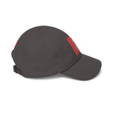 Dad Cap with Red Retro Santa Embroidered Patch