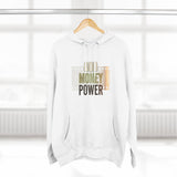 God Money Power Hoodie — Three-Panel Fleece Graphic Hoodie