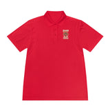 Money Power Polo — Men's White Sport Polo with 'GMP Money Power' Gold Dice Emblem