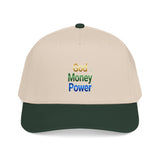God Money Power Embroidered Baseball Cap
