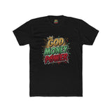God Money Power Graphic Tee — Bold Faith & Hustle Shirt