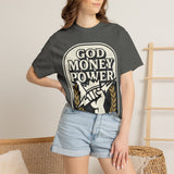 God Money Power Graphic T-Shirt