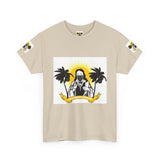 Beach Vibes Tee — Palm Trees & Sunset Graphic T-Shirt