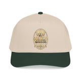 Baseball Cap — Gold Egg 'God Money Power' Embroidered Logo
