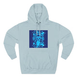 Hoodie - 'God Money Power' Graphic Fleece Pullover