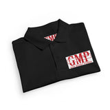 Youth Polo Shirt - 'GMP God Money Power' Red Logo Back & Sleeves