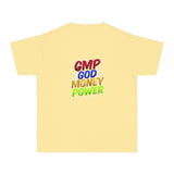 Youth Tee — GMP God Money Power Colorful Graphic Shirt