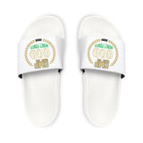 Men's Slide Sandals — 'GMP Gold Money Power' Athletic Removable-Strap Slides