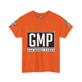 GMP “God Money Power” Graphic Tee — Bold Logo Cotton T-Shirt
