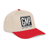 GMP 'God Money Power' Mid-Profile Baseball Cap — Embroidered Logo Snapback