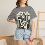 God Money Power Graphic T-Shirt