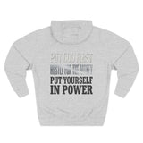 Inspirational Power Hoodie — "Put Yourself In Power" Religious Motivational Sweatshirt